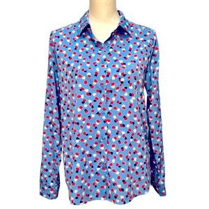 Vintage 90’s Y2K Collective Concepts Button Up Heart Top Like New ❤️ Sz Small